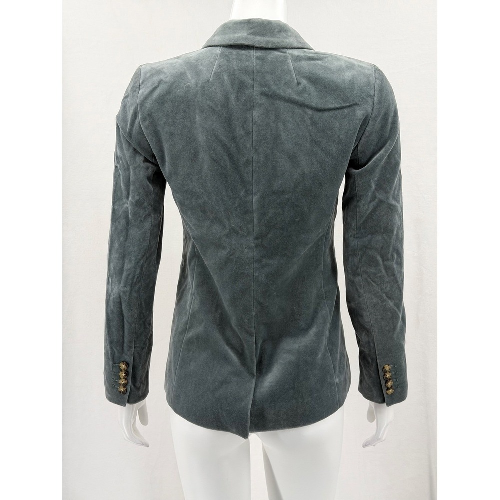 J Crew Blazer Womens 0 Parke Velvet Career Staple Business Preppy 100% Cotton - Picture 5 of 15